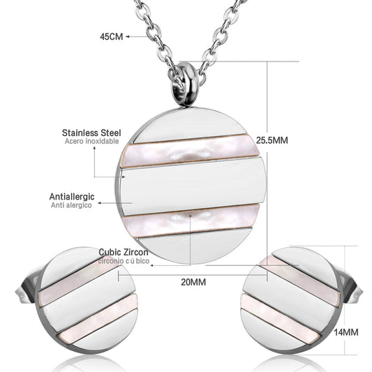 Conjunto colar e brincos dourados