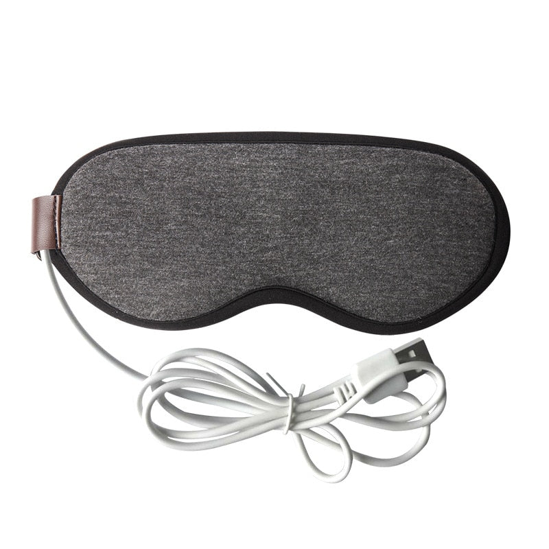 Máscara de olhos aquecida USB